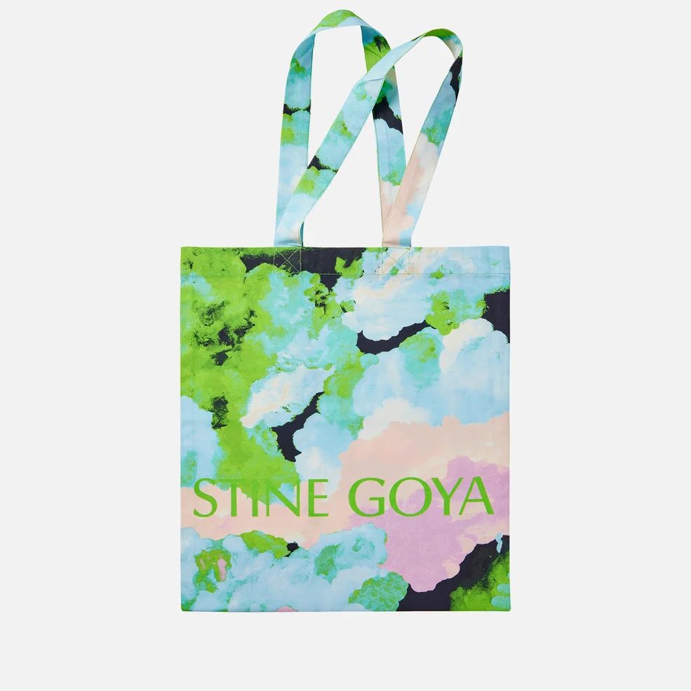 Stine Goya Rita Logo-Print Canvas Tote Bag Image 1