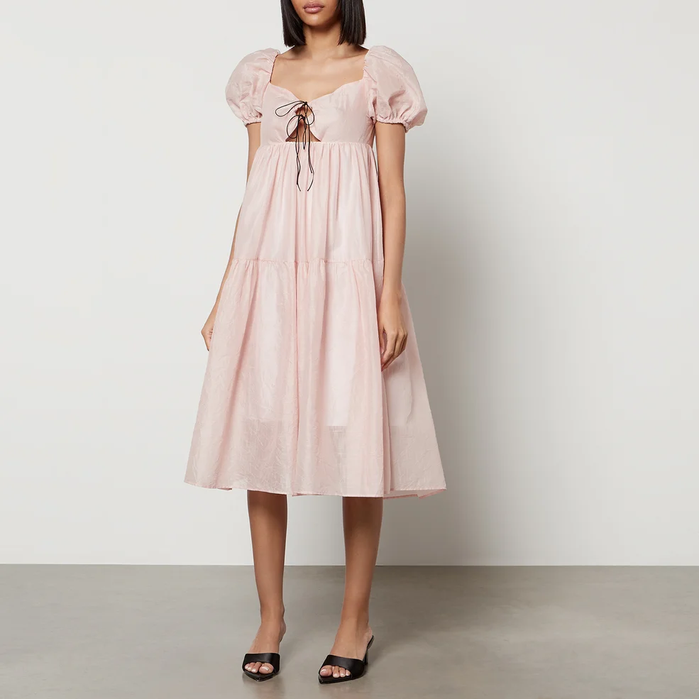 Naya Rea Eleonora Cotton-Blend Poplin Midi Dress Image 1