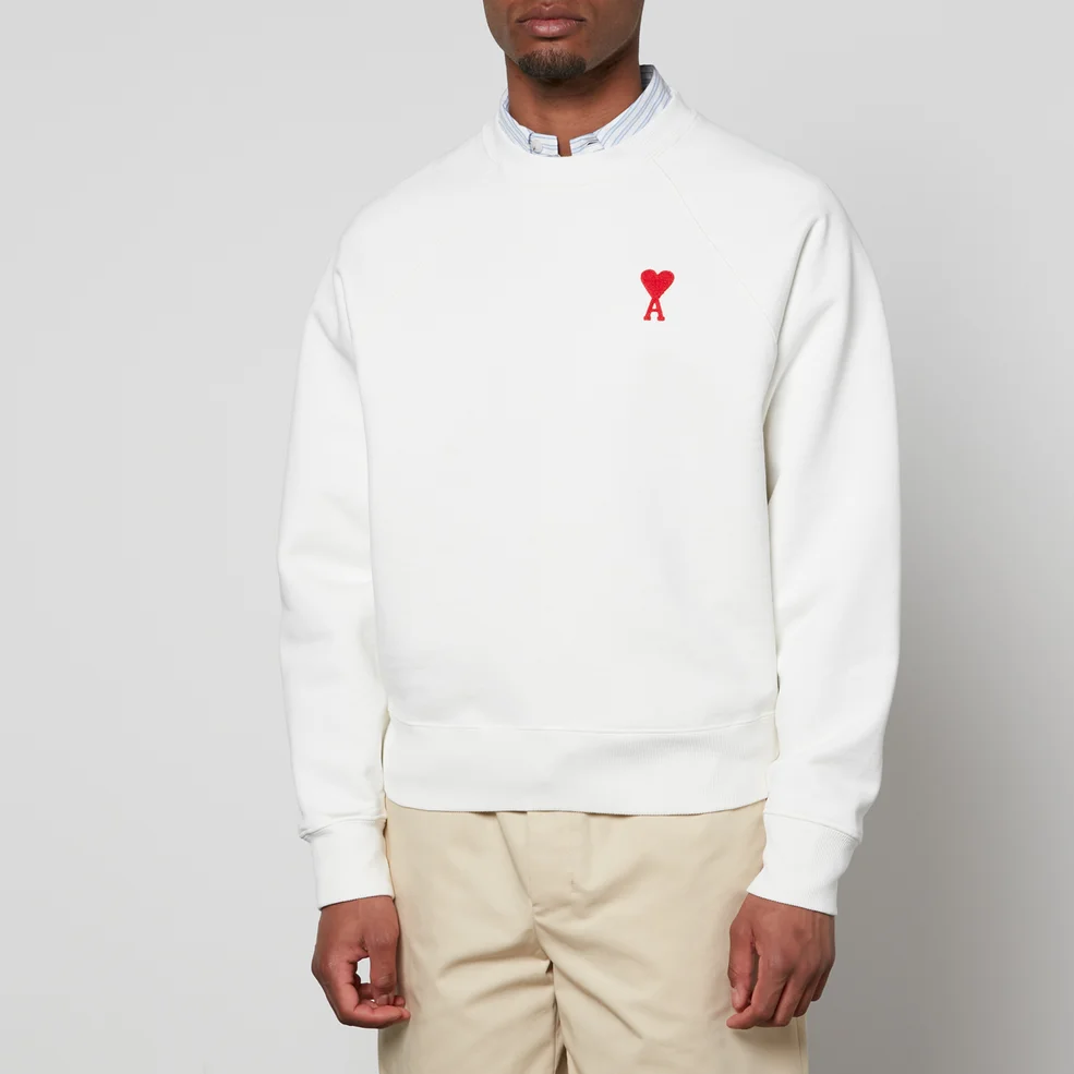 AMI de Couer Cotton-Blend Jersey Sweatshirt Image 1