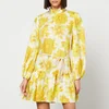 Alemais Sonny Floral-Print Linen Mini Dress - Image 1