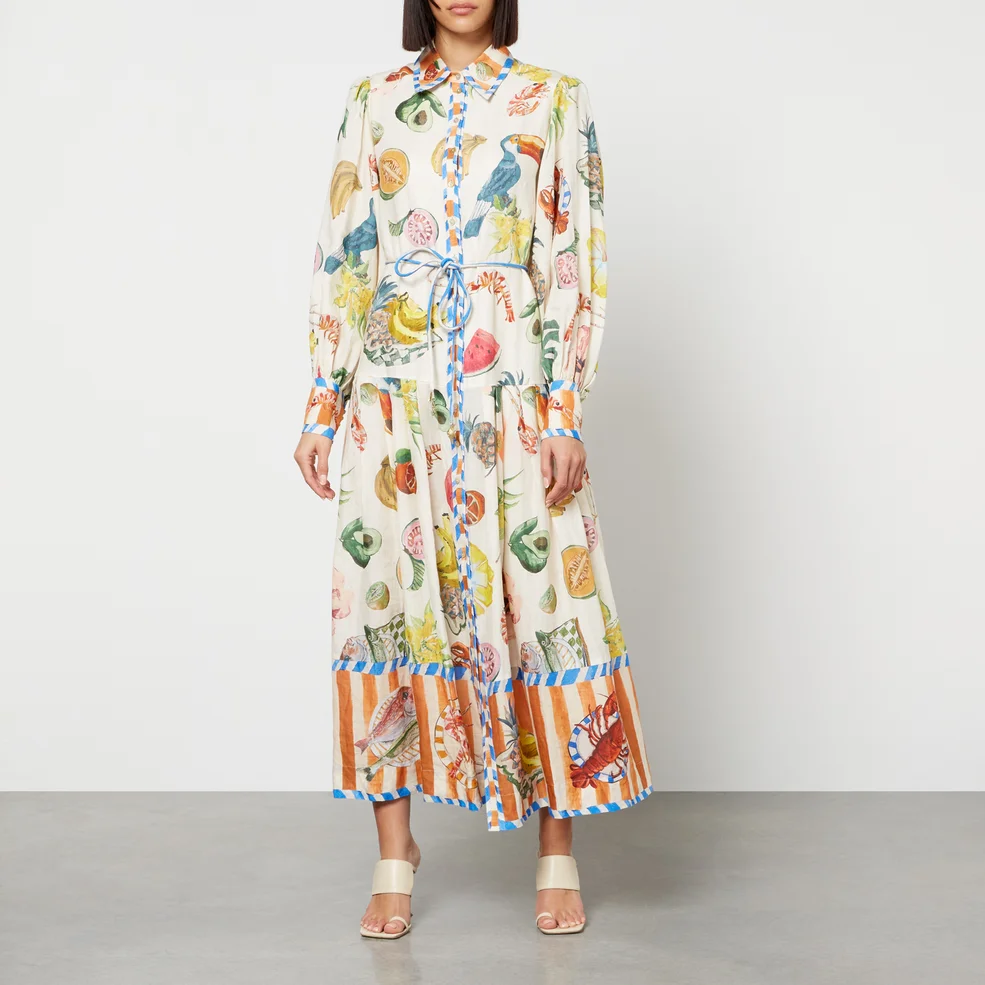 Alemais Theo Linen and Cotton-Blend Shirt Dress Image 1
