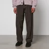 mfpen Men's Pinstriped Wool Trousers - Image 1