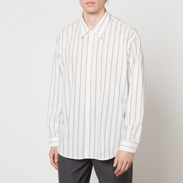 mfpen Exact Striped Cotton Shirt