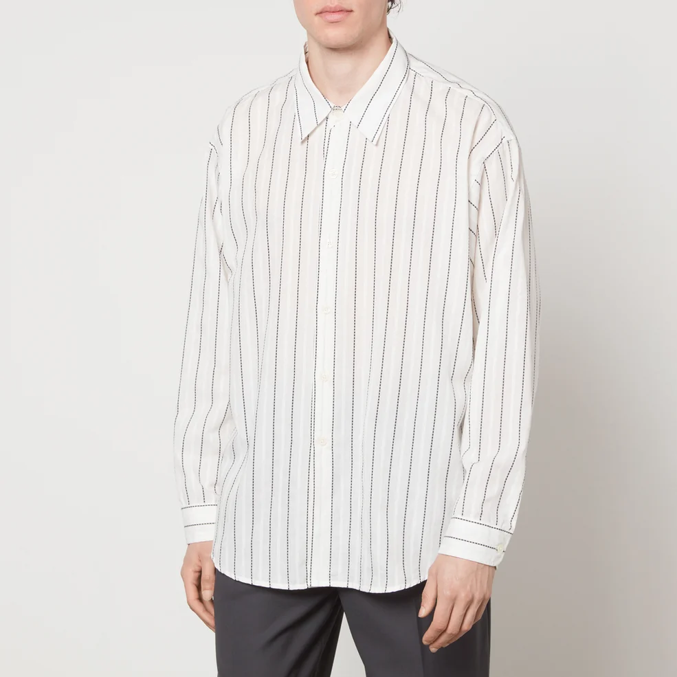 mfpen Exact Striped Cotton Shirt Image 1
