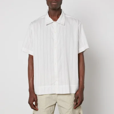 mfpen Holiday Striped Organic Cotton Shirt