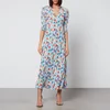 Rixo Zadie Floral-Print Woven Midi Dress - Image 1