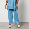 Stine Goya Markus Sequined Jersey Trousers - Image 1