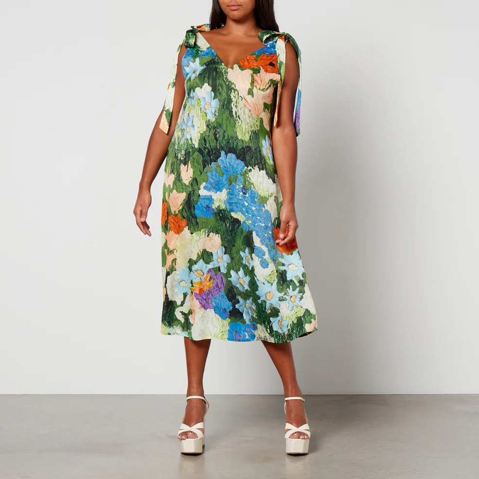 Stine Goya Naomi Stretch-Jersey Midi Dress Image 1