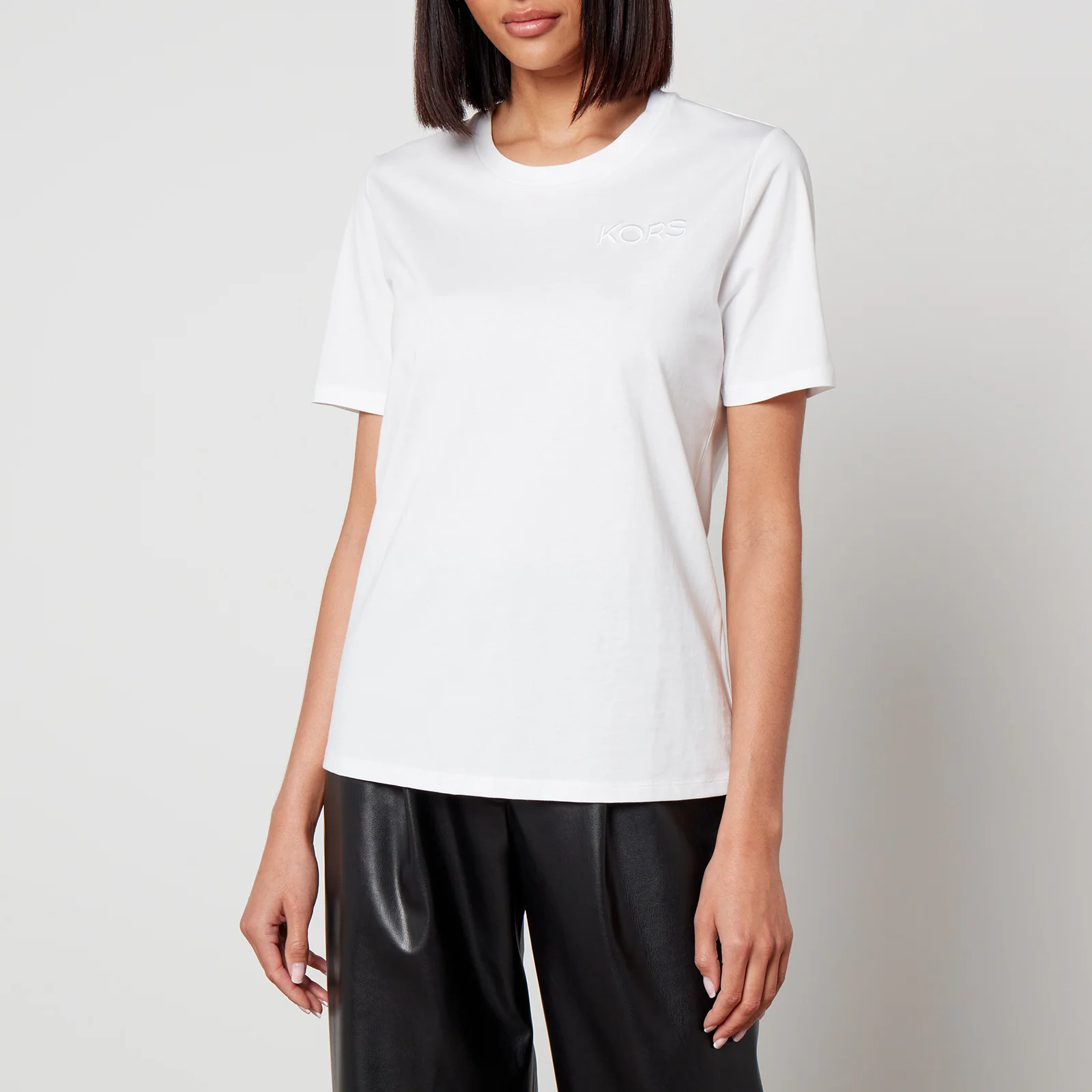 MICHAEL Michael Kors Organic Cotton-Jersey T-Shirt Image 1