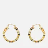 anna + nina Garden Tiger Gold-Plated Hoop Earrings - Image 1