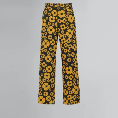 Marni x Carhartt WIP Floral Patterned Cotton-Canvas Trousers
