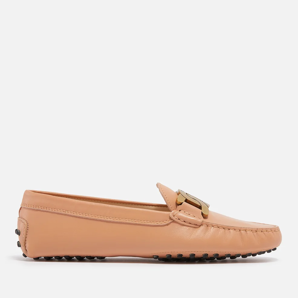 Tod’s Chain-Detailed Leather Loafers Image 1