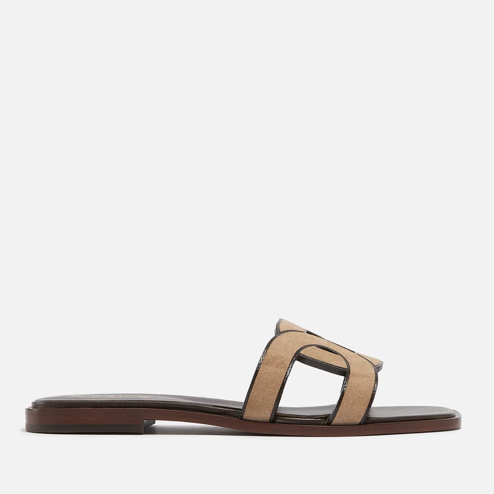 Tod’s Suede Flat Sandals Image 1