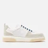 Ferragamo Men's Cassina Leather and Suede Trainers - Image 1