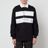 1017 ALYX 9SM Striped Cotton-Jersey Rugby Shirt - Image 1