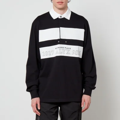 1017 ALYX 9SM Striped Cotton-Jersey Rugby Shirt