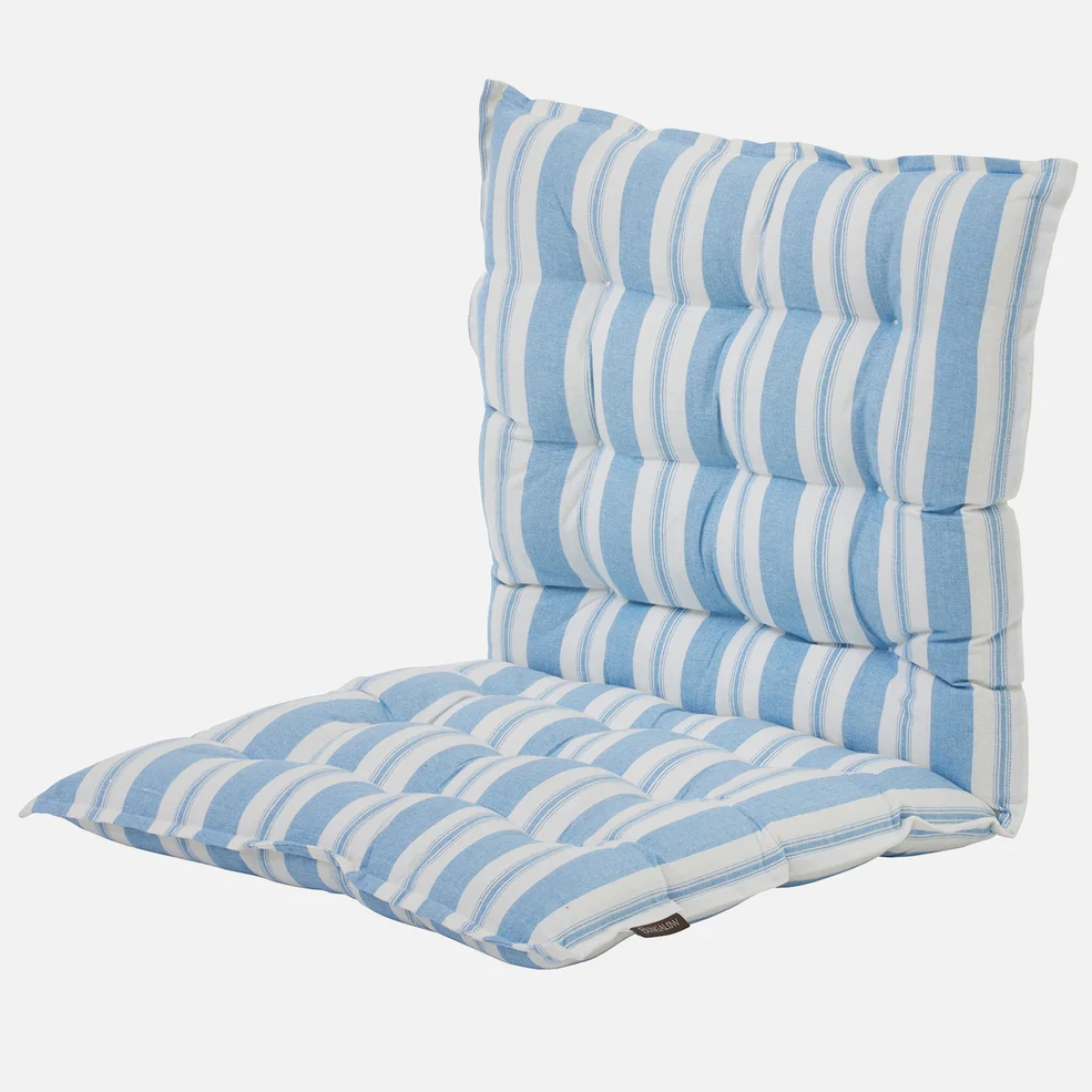 Bungalow Denmark Seat Cushion - Firenze Ocean Blue - 45 x 90cm Image 1