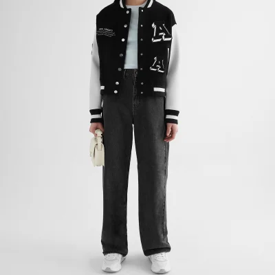 Axel Arigato Illusion Wool and Leather Varisty Jacket