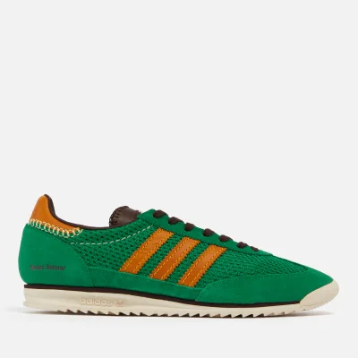Adidas x Wales Bonner SL72 Crochet and Suede Trainers