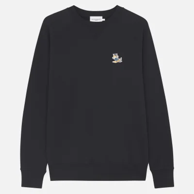 Maison Kitsuné Logo-Patched Classic Cotton-Jersey Sweatshirt