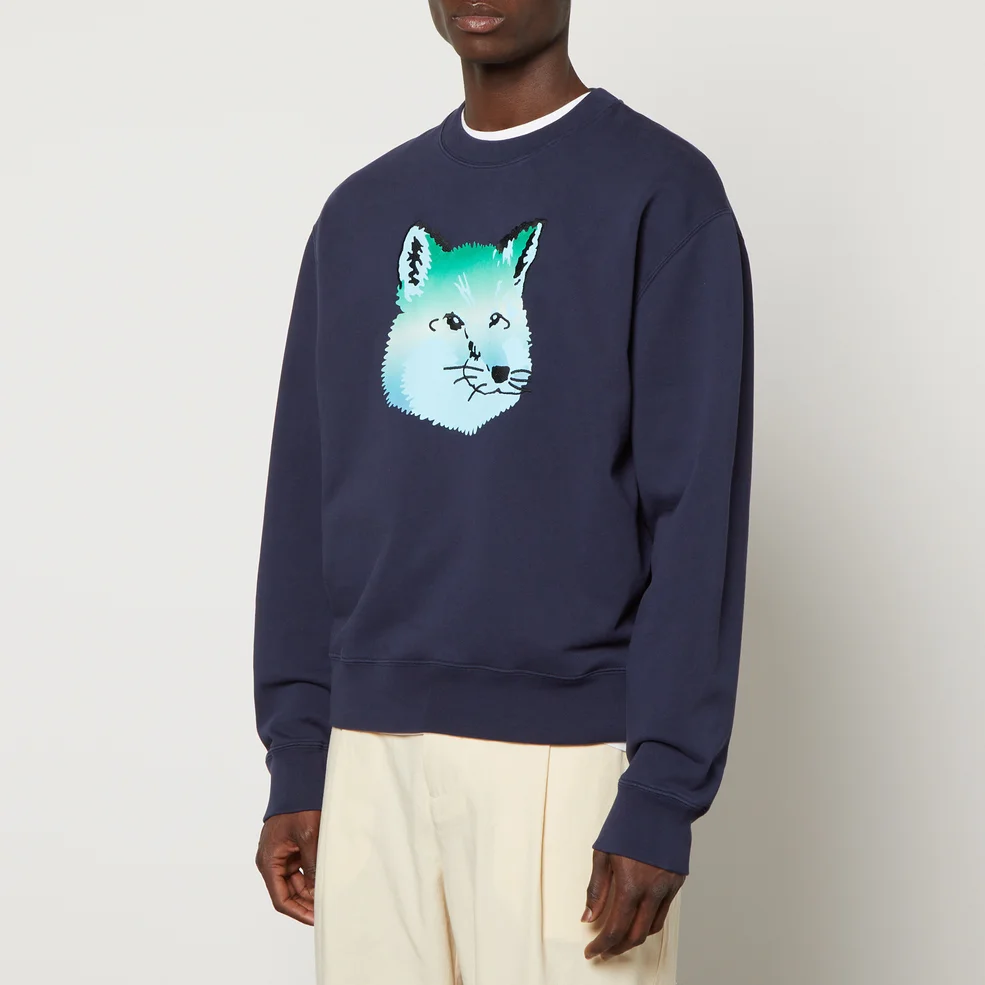 Maison Kitsuné Fox Head Cotton Sweatshirt Image 1