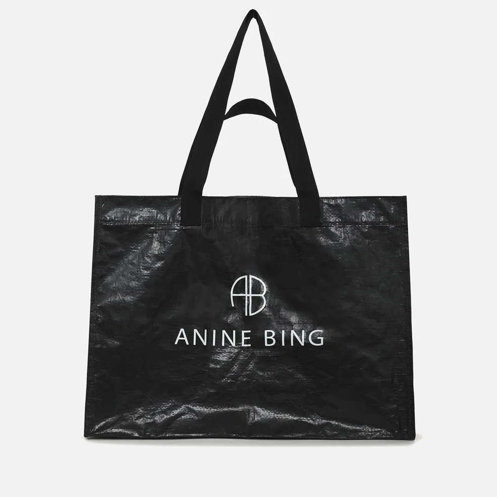 Anine Bing Dawson Coated Canvas Sport Tote Bag Image 1