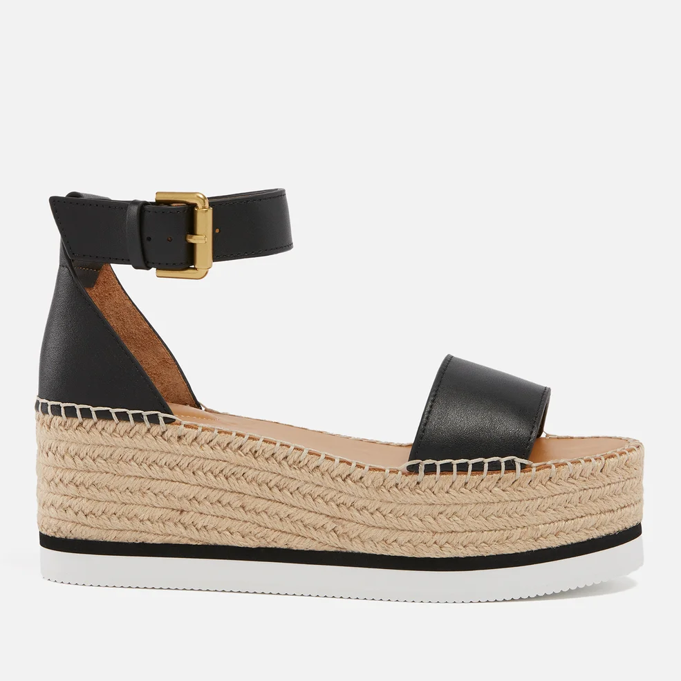 See by Chloé Women's Glyn Leather Espadrille Sandals Image 1