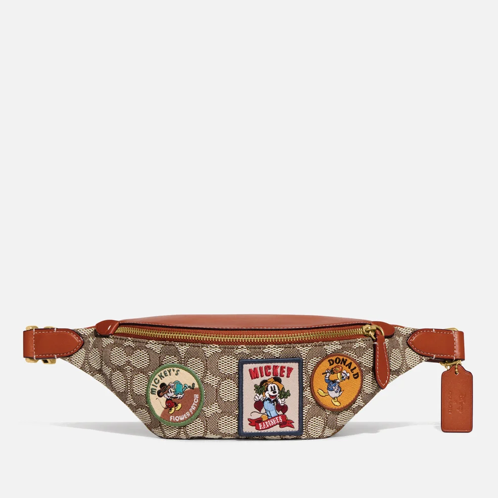 Coach x Disney Jacquard and Leather Belt Bag Image 1