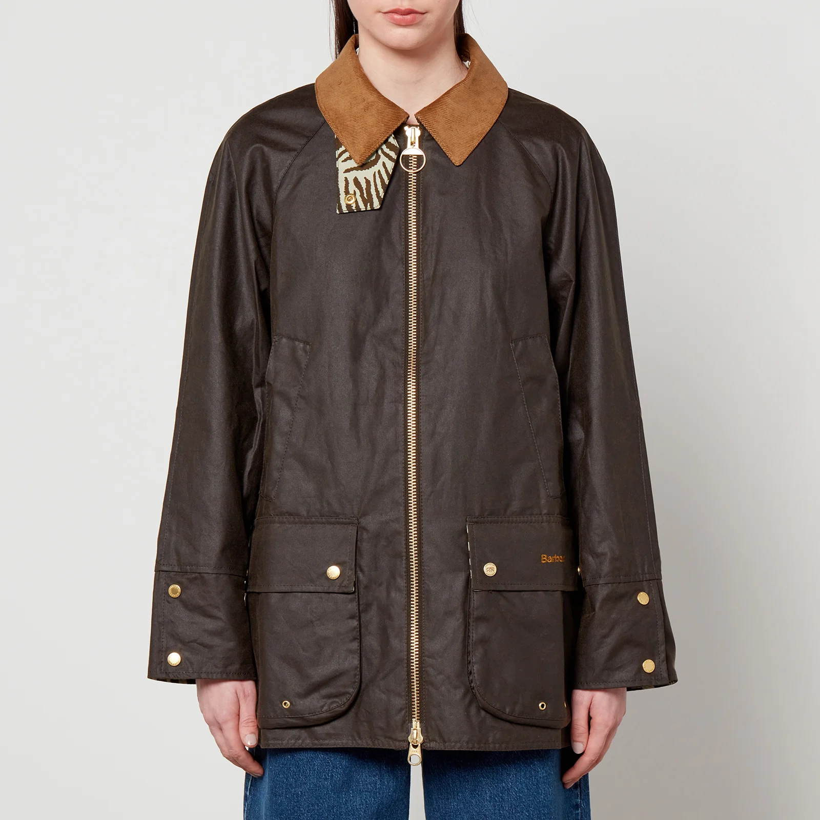 Barbour X House of Hackney Waxed-Cotton Coat Image 1