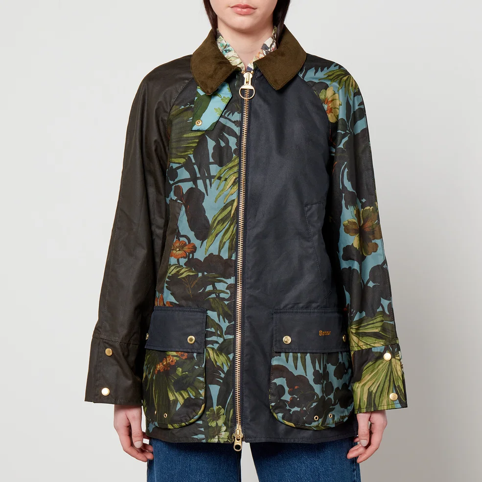 Barbour X House of Hackney Printed Handley Waxed-Cotton Coat Image 1