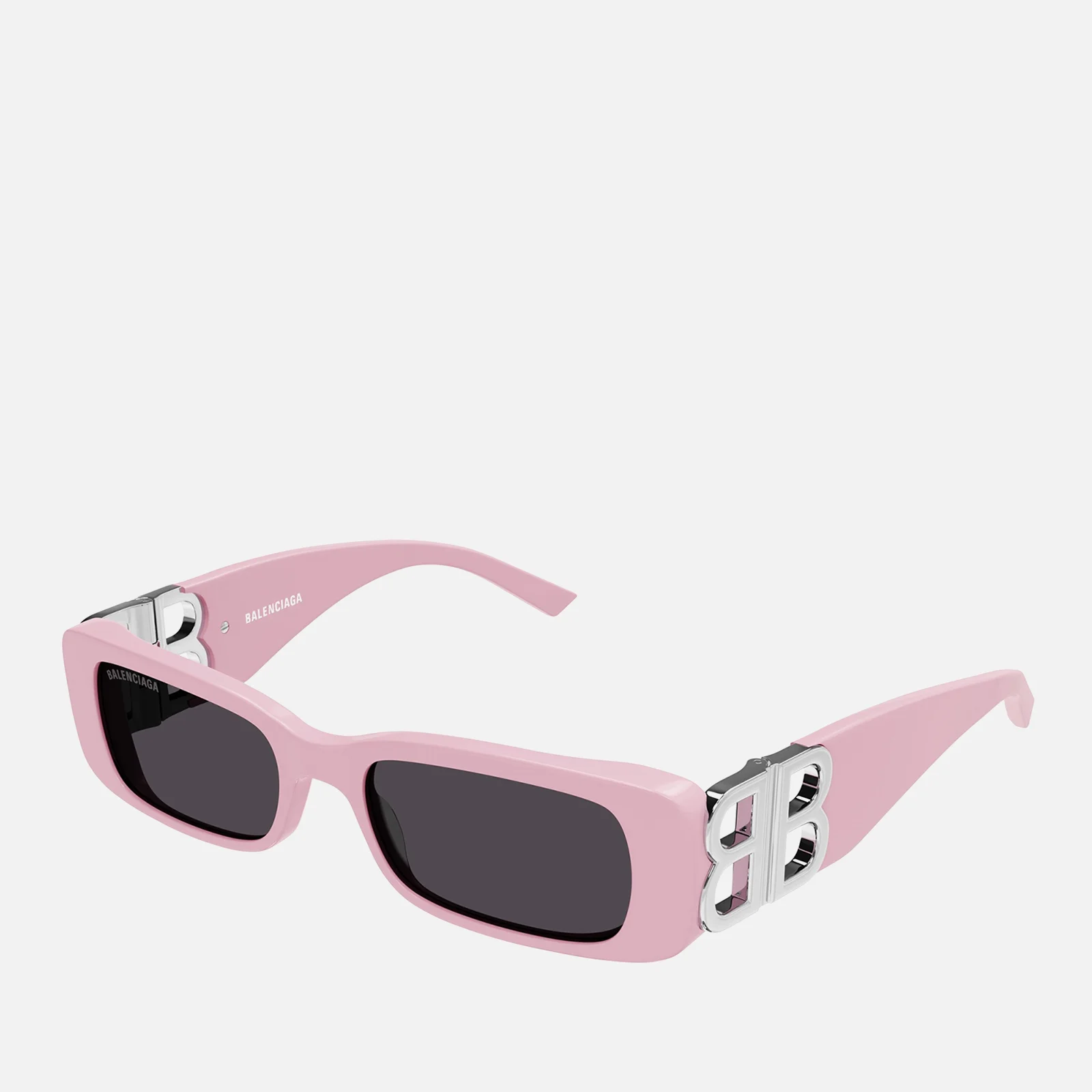 Balenciaga Dynasty Acetate Rectangle-Frame Sunglasses Image 1