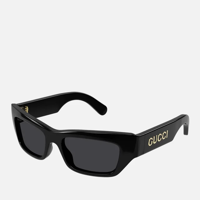 Gucci Rectangle Recycled Acetate Sunglasses