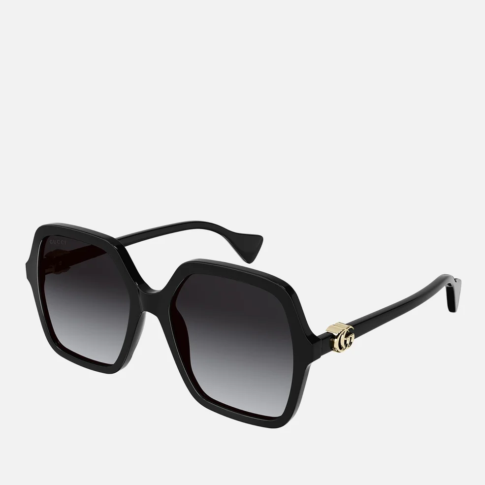 Gucci Acetate Oversized Square-Frame Sunglasses Image 1