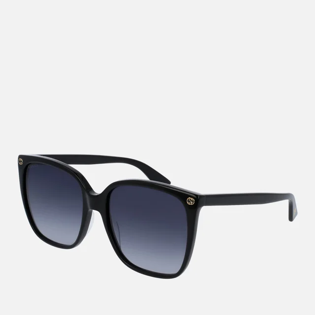 Gucci Acetate Oversized Square-Frame Sunglasses