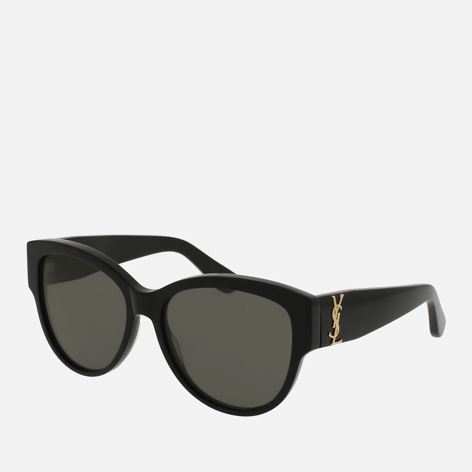 Saint Laurent Oversized Round-Frame Acetate Sunglasses Image 1