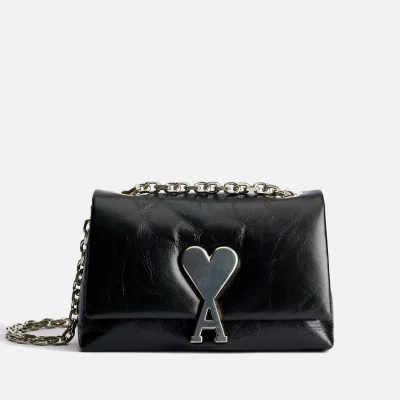 AMI Mini Voulez Vous Patent-Leather Bag