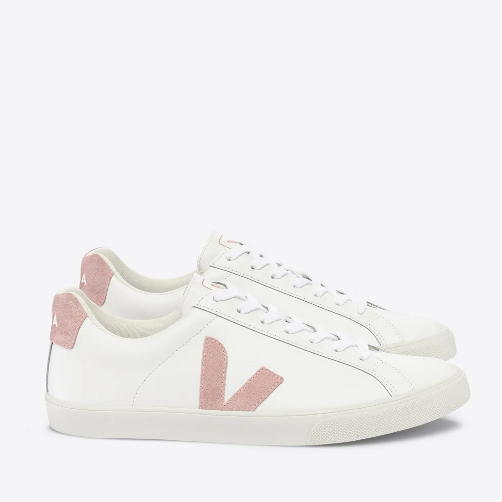 Veja Women’s Esplar Leather and Suede Trainers Image 1