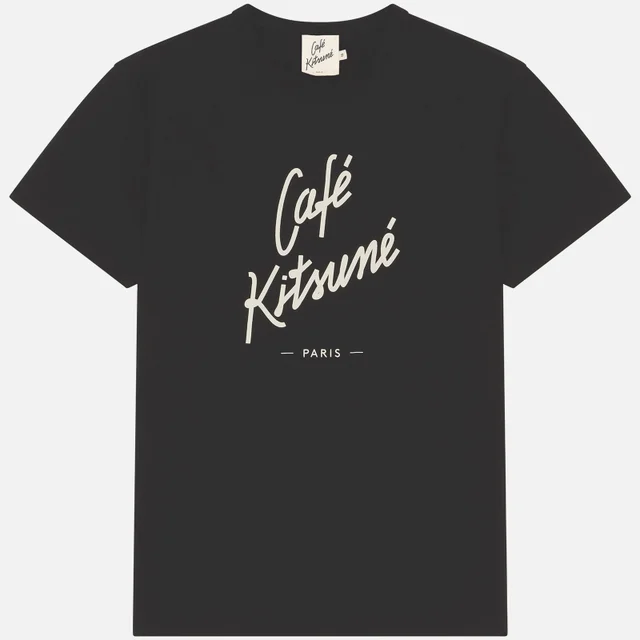 Café Kitsuné Classic Logo-Print Cotton-Jersey T-Shirt