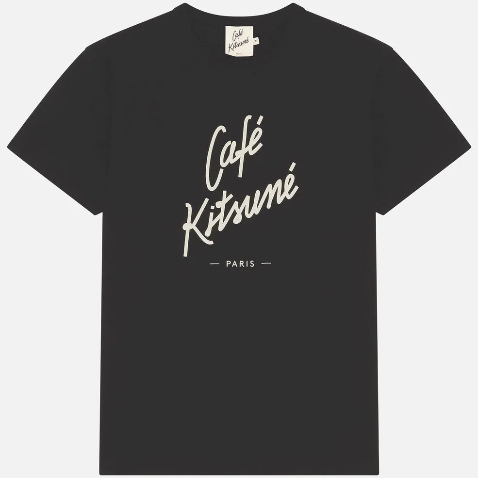 Café Kitsuné Classic Logo-Print Cotton-Jersey T-Shirt Image 1