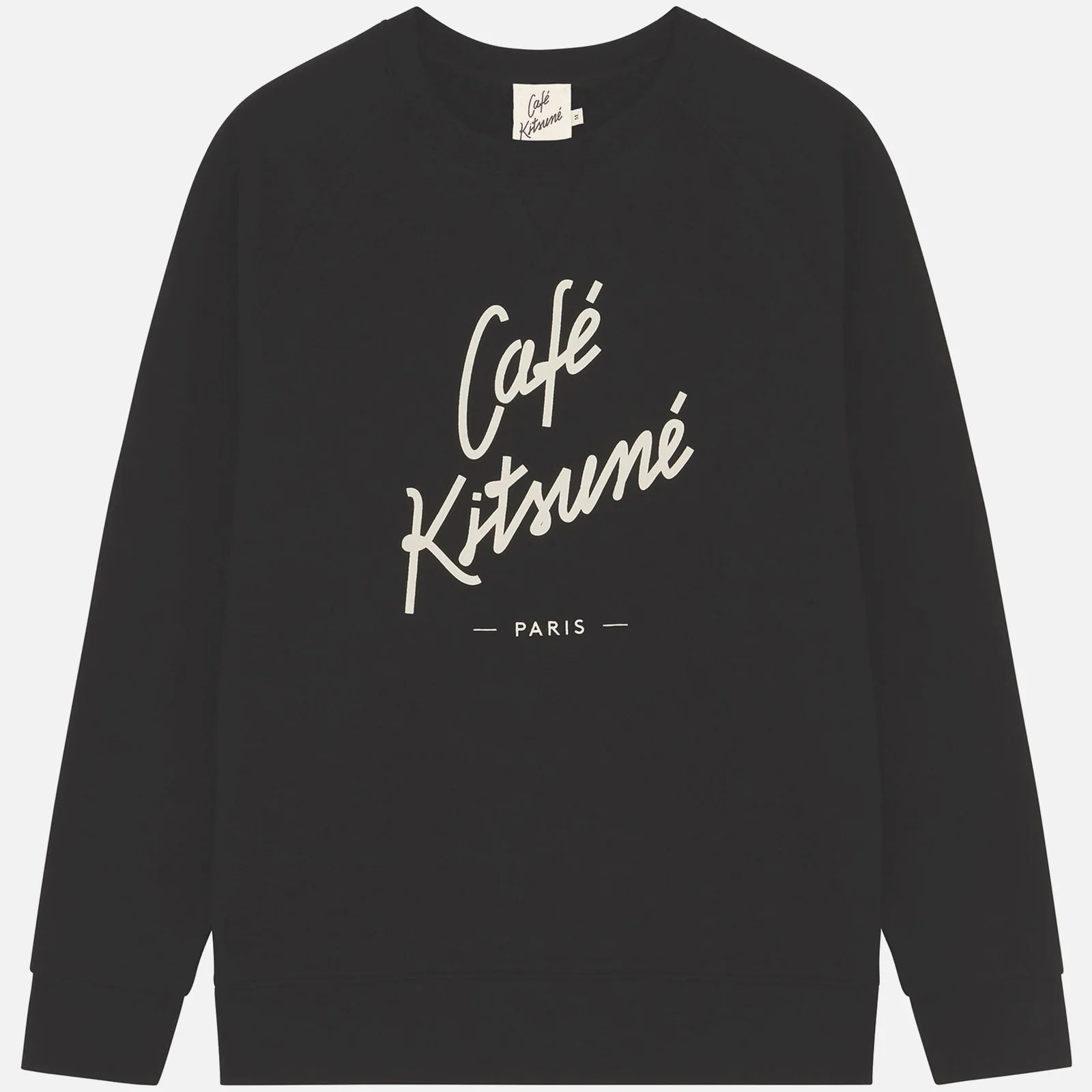 Café Kitsuné Logo-Print Cotton-Jersey Sweatshirt - S Image 1
