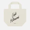 Café Kitsuné Mini Printed Cotton-Canvas Tote Bag - Image 1