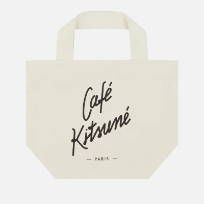 Café Kitsuné Mini Printed Cotton-Canvas Tote Bag