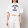 AMI paris France Cotton-Jersey T-Shirt - Image 1
