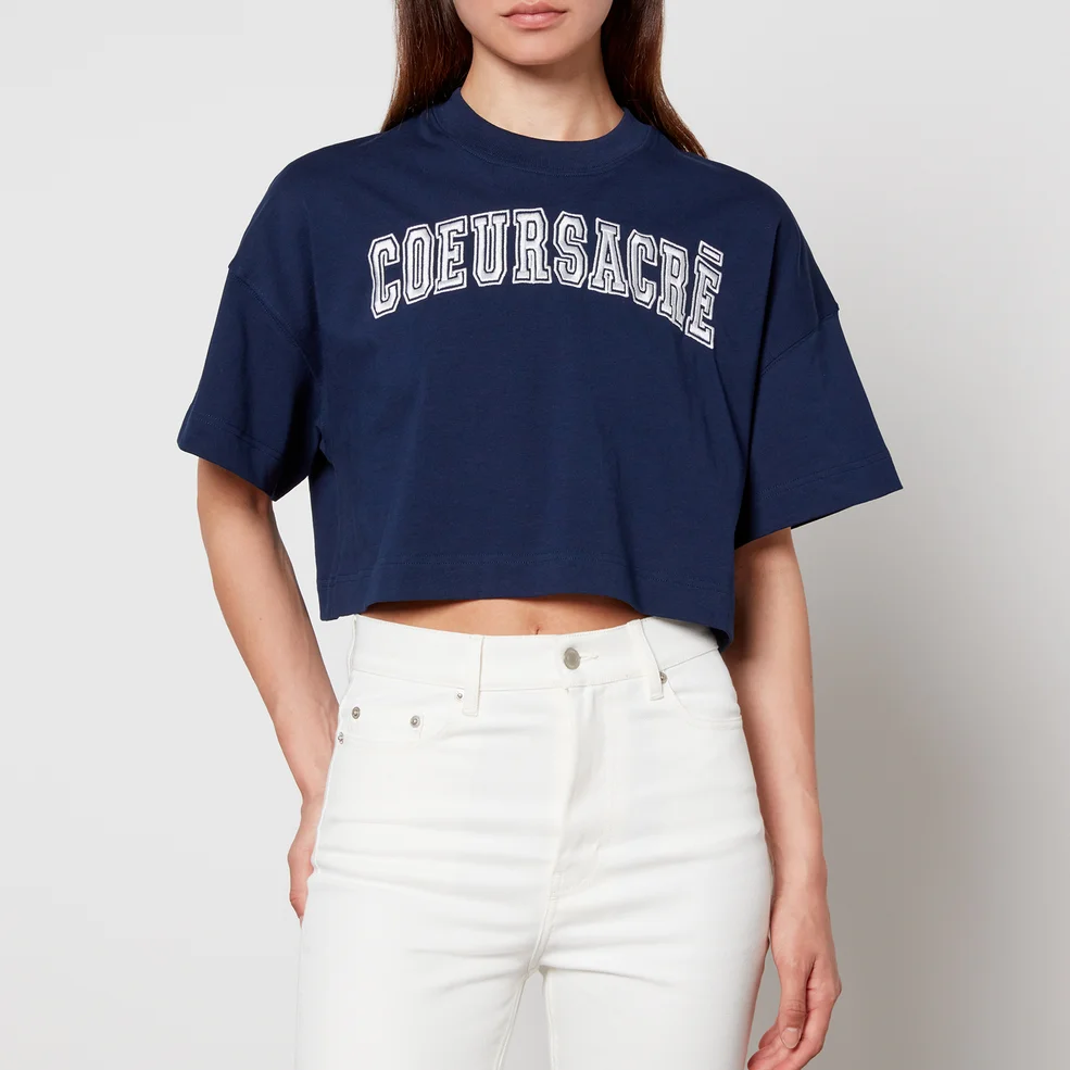 AMI Coeur Sacré Cotton-Jersey T-Shirt Image 1