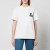 AMI Paris Cotton-Blend Jersey T-Shirt - Image 1