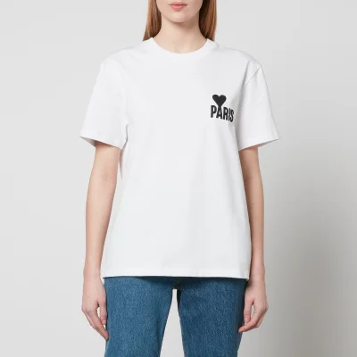 AMI Paris Cotton-Blend Jersey T-Shirt