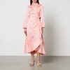 Cras Laracras Printed Silk-Satin Wrap Dress - EU 34/UK 6 - Image 1