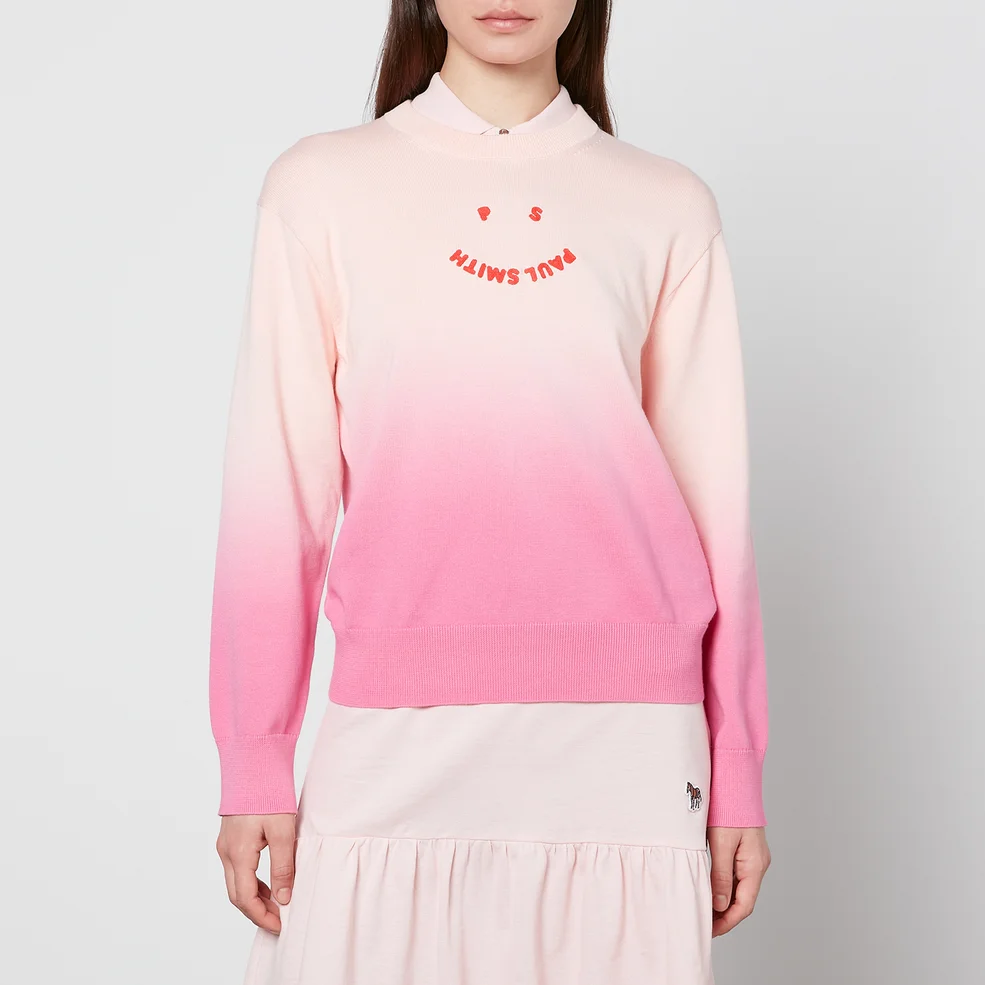 PS Paul Smith Logo-Embroidered Organic Cotton Jumper Image 1