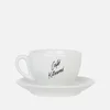 Cafe Kitsuné Cup and Saucer - White - Large - Image 1