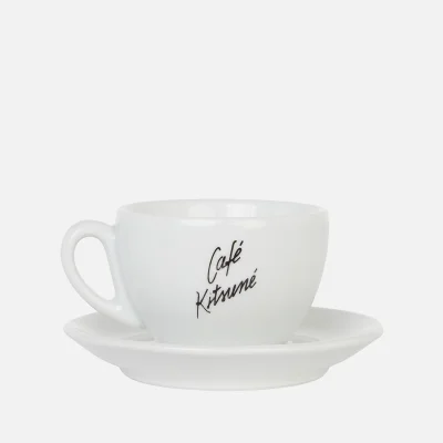 Cafe Kitsuné Cup and Saucer - White - Large